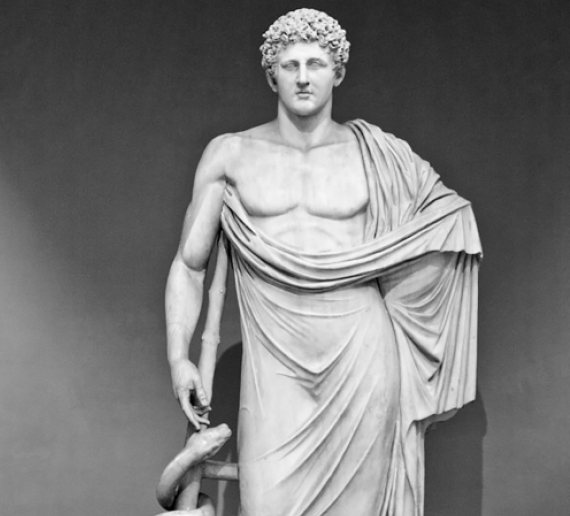 그리스-로마 신화에 등장하는 의술의 신 “에스클리피우스” (Asclepius)